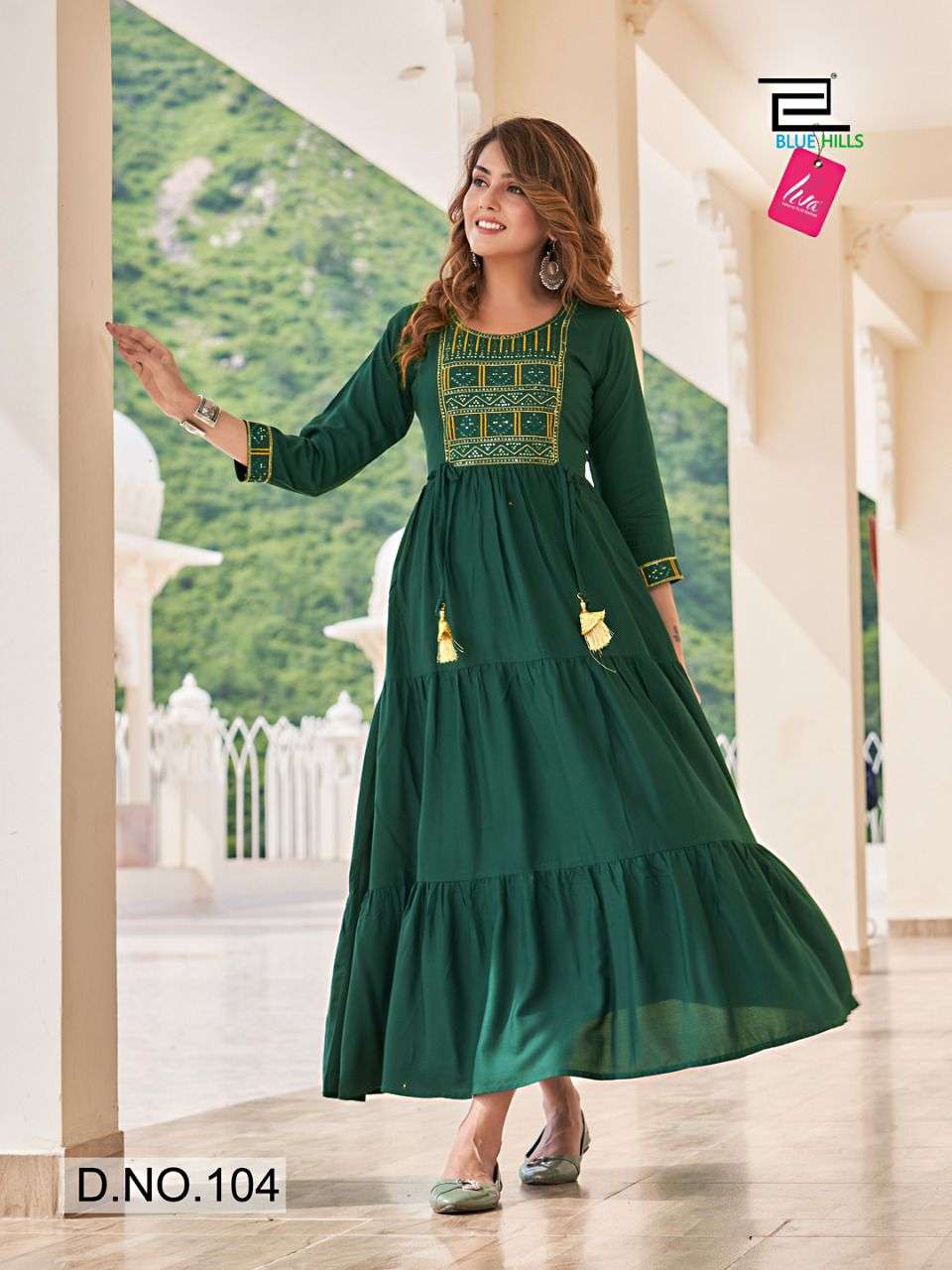 BLUE HILLS JASMINE DESIGNER RAYON GOWNS LATEST CATALOGUE (11)